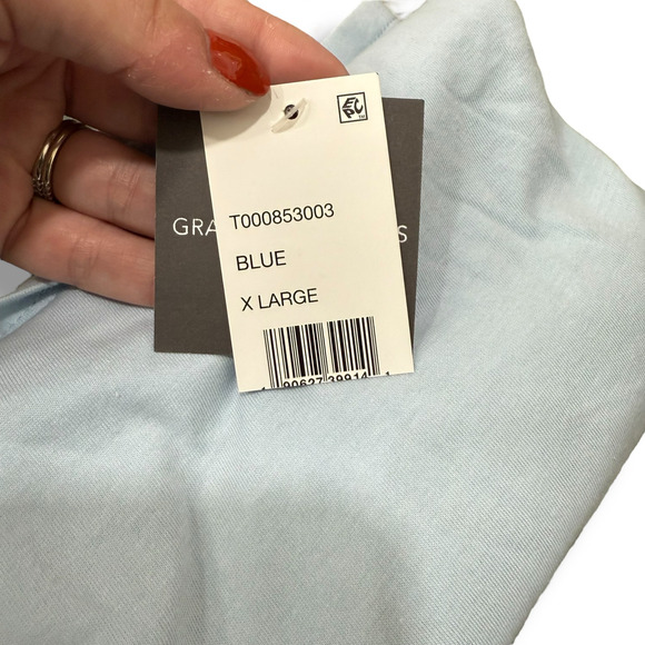 NEW Grayson Threads Light Blue Graphic Tee Size XL Italian Pasta Club Shirt - Picture 6 of 7